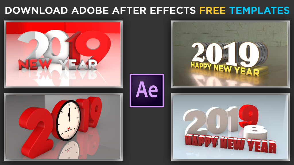 new year after effects projects free download