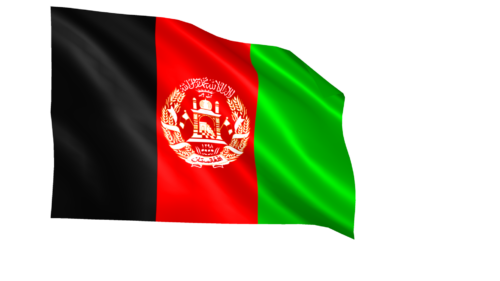 Afghanistan waving flag PNG