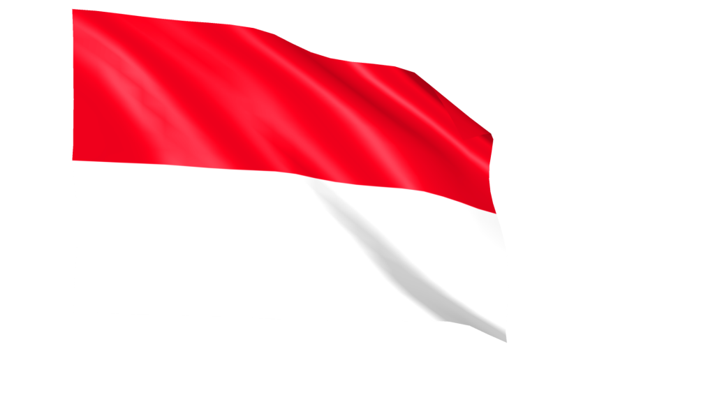 Indonesia Flag Map Png