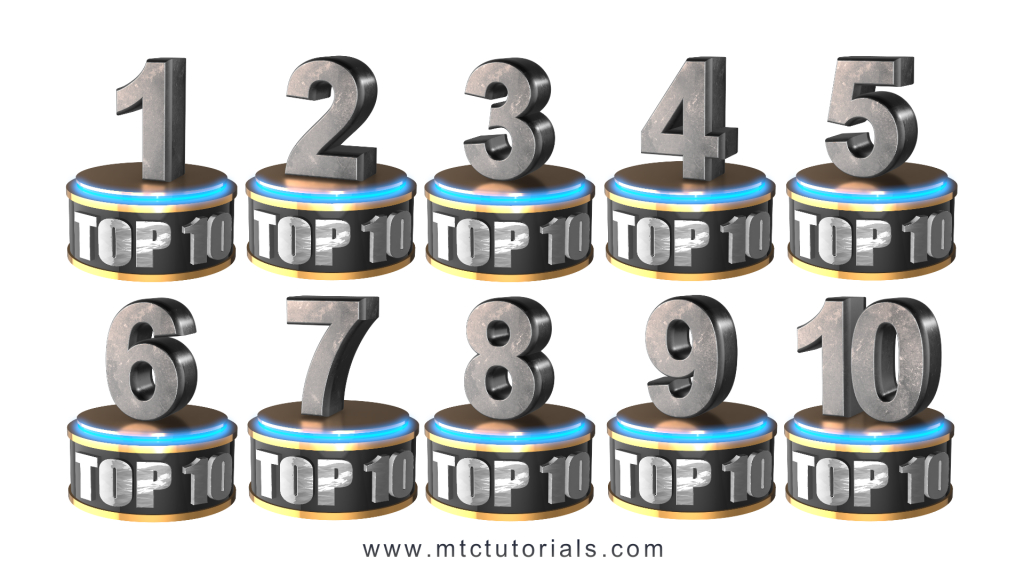 Download 1 To 10 3d Numbers Free Png Images Transparent Gallery Mtc Tutorials