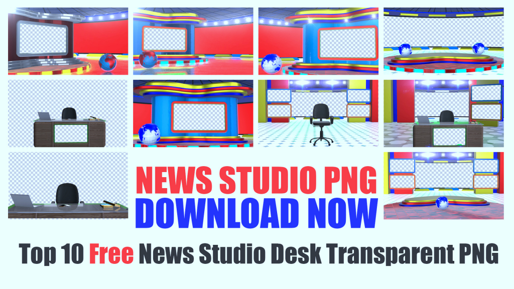 Download News Studio Desk Free Png Images And Tenplates Mtc Tutorials