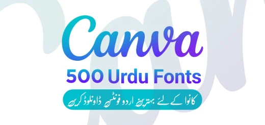 Urdu fonts for Canva