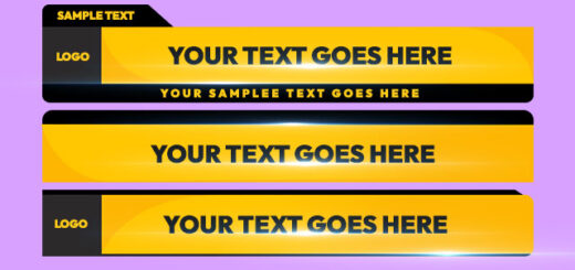 Lower thirds templates Free Download