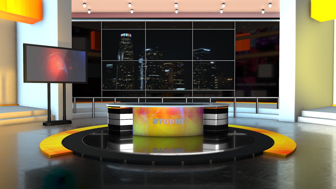 news studio background psd